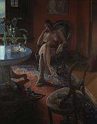 Nude in Red Parlor 74 57 x 45